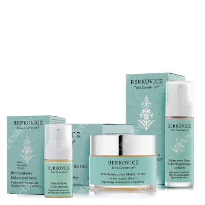 Berkovicz Complete Care Set ZESTAW Krem wygładzający na dzień 30 ml + Eliksir pod oczy 15 ml + Maska regenerująca na noc 50 ml