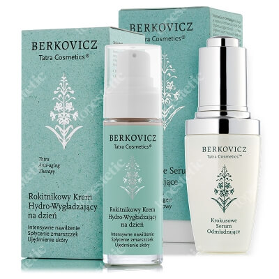 Berkovicz Crocus Face Serum + Lifting Day Cream ZESTAW Serum odmładzające 30 ml + Krem na dzień 30 ml