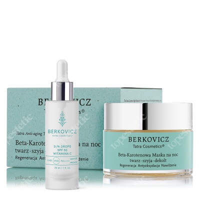 Berkovicz Day And Night ZESTAW Serum SPF 50 z witaminą C 30 ml + Maska regenerująca na noc 50 ml