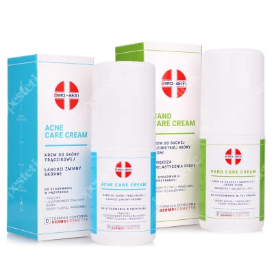 Beta Skin Acne Care Cream + Hand Care Cream ZESTAW Krem do skóry trądzikowej, łagodzi zmiany skórne 75 ml + Krem do suchej i szorstkiej skóry dłoni 75 ml