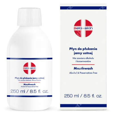 Beta Skin Mouthwash Płyn do higieny jamy ustnej z cynkiem i srebrem 250 ml