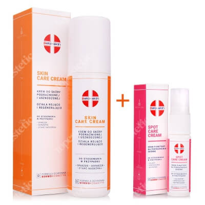 Beta Skin Spot Care Cream + Skin Care Cream ZESTAW Krem punktowy na podrażnienia skórne 15 ml + Krem do skóry podrażnionej i uszkodzonej 150 ml