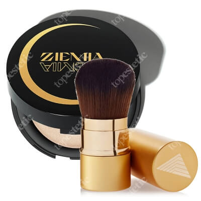 Bikor Biologico Highlighter + Brush Bikor Egyptische Erde ZESTAW Ziemia rozświetlająca 10 g + Pędzel do Ziemi Egipskiej 1 szt