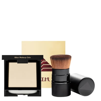 Bikor Perfect Make Up ZESTAW Puder - N°5 8 g + Bikor Ziemia Egipska z wyciągiem z lukrecji 14 g + Pędzel do pudru Oslo 1 szt