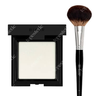Bikor Tokyo Powder + Bikor Pro Brush N°1 ZESTAW Puder Transparentny Tokyo 8 g + Pędzel do pudru naturalne włosie 1 szt.