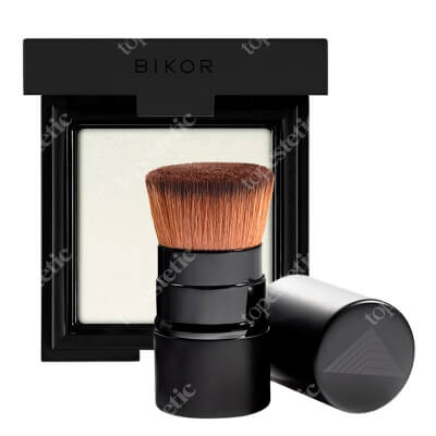 Bikor Tokyo Powder + Brush Bikor Black Oslo ZESTAW Puder Transparentny Tokyo 8 g + Pędzel do pudru Oslo