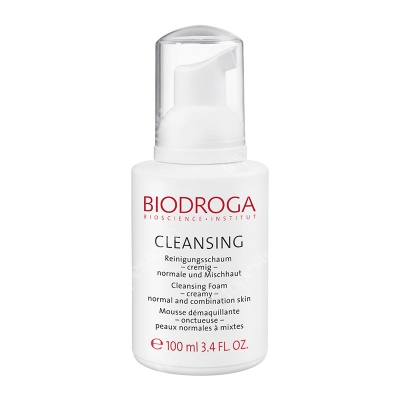 Biodroga Bioscience Cleansing Foam Kremowa pianka do demakijażu cery normalnej i mieszanej 100 ml