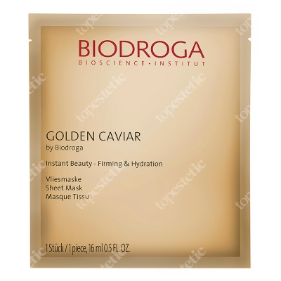 Biodroga Bioscience Instant Beauty Firming and Hydration Sheet Mask Maska ujędrniająco-nawilżająca 3 x 16 ml