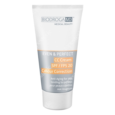 Biodroga MD CC Cream LSF 20 Color Correction Anti Aging Korektor w kremie przeciw zaczerwienieniom z filtrem SPF20 40 ml
