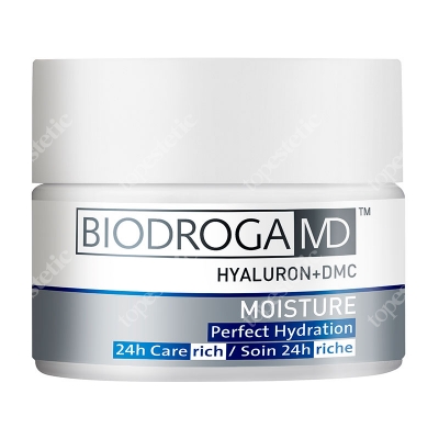 Biodroga MD Moisture Perfect Hydration 24h Care Rich 24-godzinny krem do skóry suchej 50 ml.