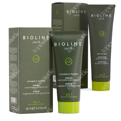 Bioline Jato 24.7 Set ZESTAW Peeling 100 ml + Krem z witaminą C, 60 ml