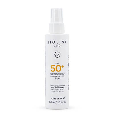 Bioline Jato Milk Body Spray SPF 50 Ochronny krem w sprayu do ciała SPF 50 150 ml