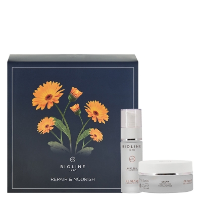 Bioline Jato Repair And Nourish ZESTAW Booster z peptydami 30 ml + Krem odżywczy 50 ml