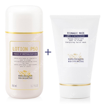 Biologique Recherche Lotion P50 + Biomagic Masque ZESTAW Liftingujący - Lotion 150 ml + Maska 100 ml