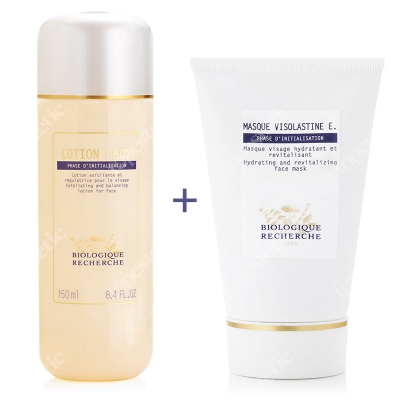 Biologique Recherche Lotion P50V + Masque Visolastine Embryonnaire ZESTAW Dla skóry dojrzałej - Lotion 150 ml + Maska 100 ml