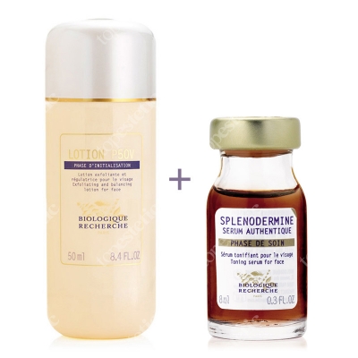 Biologique Recherche Lotion P50V + Splenodermine ZESTAW Liftingujący Lotion 50 ml + Serum 8 ml