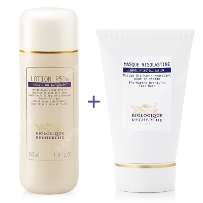 Biologique Recherche Lotion P50W + Masque Visolastine ZESTAW Nawilżający Lotion 150 ml + Maska 100 ml