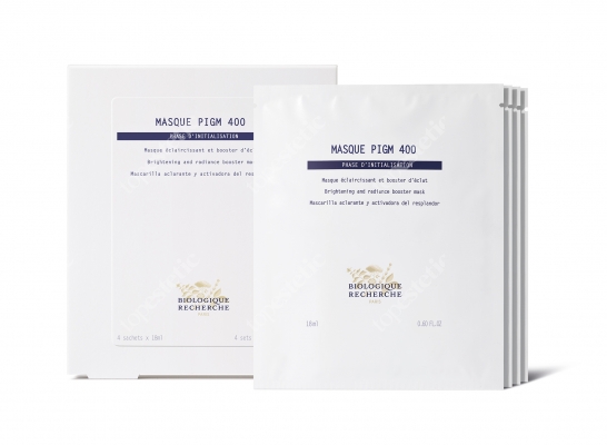 Biologique Recherche Masque PIGM 400 Maska rozjaśniająca 4 szt.