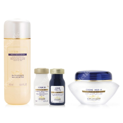 Biologique Recherche Skóra Dojrzała 50+ Lux ZESTAW Lotion P50V 150 ml + serum 3R 8 ml + Creme MRS-H 50ml, Serum Yall 02 8 ml