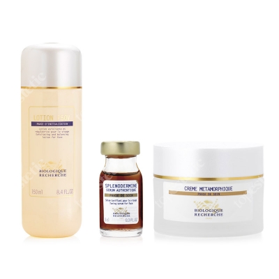 Biologique Recherche Skóra Dojrzała Normalna ZESTAW Lotion P50V 150 ml + Serum Splenodermine 8 ml + Creme Metamorphique 50 ml