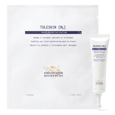 Biologique Recherche Toleskin ZESTAW Łagodząca i relipidująca maska SOS 1 szt + Sterylne serum 15 ml