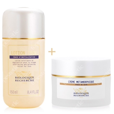 Biologique Recherche Zestaw ujędrniający dla skóry normalnej ZESTAW Lotion P50V 150 ml + Creme Metamorphique 50 ml