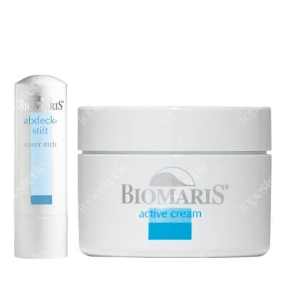 Biomaris Acne Skin Kit ZESTAW Krem-maść z cynkiem do miejscowego stosowania 30 ml + Sztyft maskujący, antybakteryjny 6,5 ml