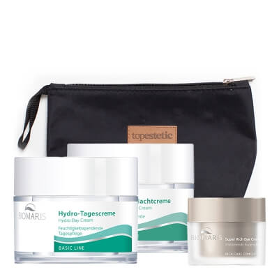 Biomaris Hydro Day and Night Care ZESTAW Krem pod oczy 15 ml + Krem na dzień 50 ml + Krem na noc 50 ml + Kosmetyczka 1 szt