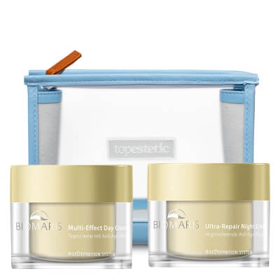 Biomaris Multi-Effect Day Cream + Ultra-Repair Night Cream ZESTAW Multiaktywny krem na dzień 50 ml + Ultranaprawczy krem na noc 50 ml + Kosmetyczka 1 szt
