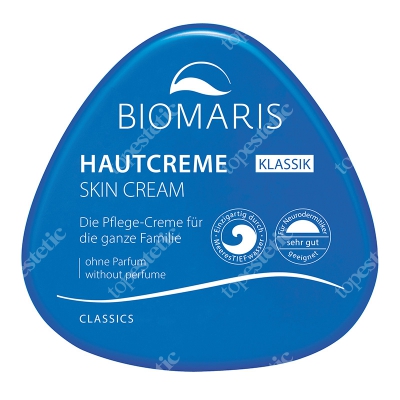 Biomaris Skin Cream Klassik Without Perfume Krem ochronny z wodą morską i euceryną 250 ml