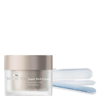 Biomaris Super Rich Cream + Pilnik Dwustronny ZESTAW Krem odżywczy do skóry suchej i dojrzałej 50 ml + Pilnik dwustronny do paznokci naturalnych w etui 1 szt