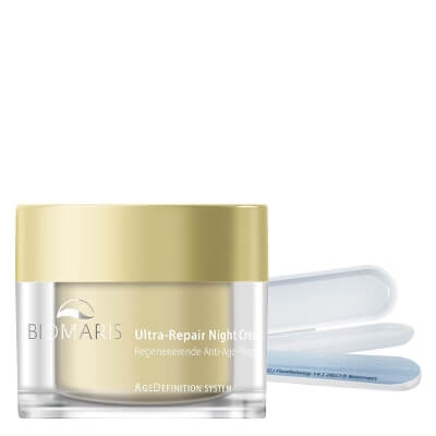 Biomaris Ultra-Repair Night Cream Without Perfum + Pilnik Dwustronny ZESTAW Ultranaprawczy krem na noc do skóry alergicznej, bezzapachowy 50 ml + Pilnik dwustronny do paznokci naturalnych w etui 1 szt