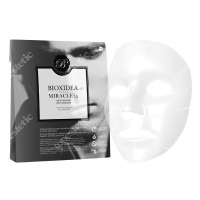 Bioxidea Miracle 24 Face Mask For Men ZESTAW Maska na twarz dla mężczyzn 3 szt.