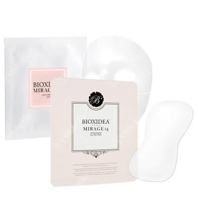 Bioxidea Miracle 24 Face Mask + Mirage24 Intimate Mask ZESTAW Maska na twarz nawilżająco - liftingująca 1 szt + Maska intymna Mirage24 1 szt.