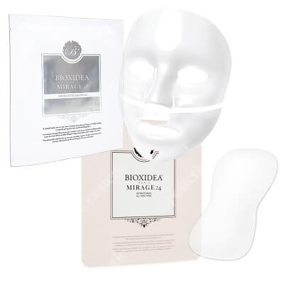 Bioxidea Mirage 48 Excellence Diamond + Mirage24 Intimate Mask ZESTAW Maska na twarz nawilżająco - kojąca 1 szt. + Maska intymna Mirage24 1 szt.