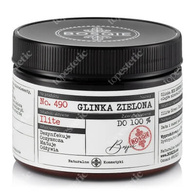 Bosqie Green Clay No.490 Glinka zielona 150 g