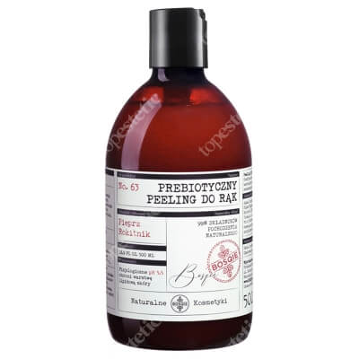 Bosqie Hand Scrub No.63 Naturalny prebiotyczny peeling do dłoni - pieprz i rokitnik 500 ml