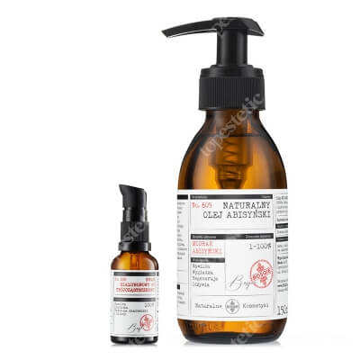 Bosqie Hyaluronic Acid No.698 + Abyssinian Oil No.605 ZESTAW Kwas hialuronowy 4% trójcząsteczkowy 30 ml + Naturalny olej abisyński - modrak abisyński 150 ml