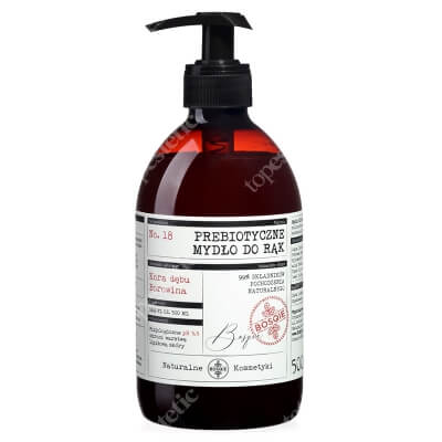 Bosqie Natural Hand Soap No.18 Naturalne prebiotyczne mydło do rąk - kora dębu i borowina 500 ml