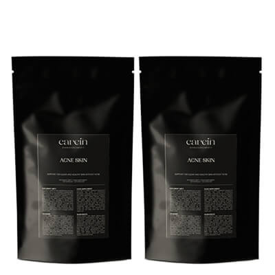 Carein Acne Skin - Refill x 2 ZESTAW Kuracja 30 dni Czysta skóra bez trądziku - uzupełnienie 120 kaps x 2