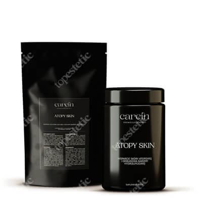 Carein Atopy Skin 60 Days ZESTAW Kuracja 60 dni : Zmniejszenie dolegliwości skóry atopowej 120 kaps + Uzupełnienie 120 kaps