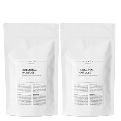 Carein Hormonal Hair Loss - Refill x 2 ZESTAW Łysienie androgenowe żeńskie - uzupełnienie 120 kapsułek x 2