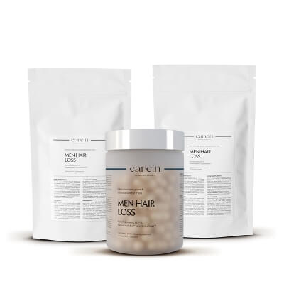 Carein Men Hair Loss 90 Days ZESTAW Łysienie androgenowe męskie 120 kaps + Łysienie androgenowe męskie - uzupełnienie 120 kaps x 2