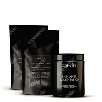 Carein Skin Anti Pigmentation 90 Days ZESTAW Kuracja 90 dni : Jednolita skóra bez przebarwień 60 kaps + Uzupełnienie 60 kaps x 2