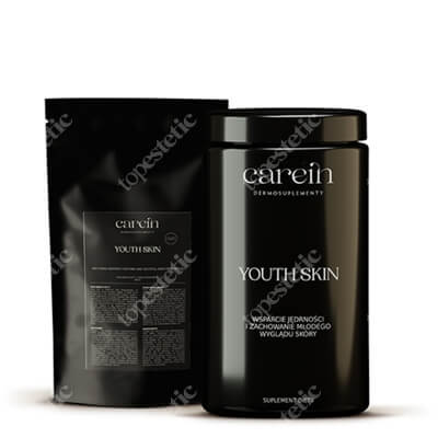 Carein Youth Skin 60 Days ZESTAW Kuracja 60 dni : Odmłodzona skóra bez zmarszczek 240 g + Uzupełnienie 240 g