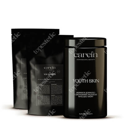 Carein Youth Skin 90 Days ZESTAW Kuracja 90 dni : Odmłodzona skóra bez zmarszczek 240 g + Uzupełnienie 240 g x 2