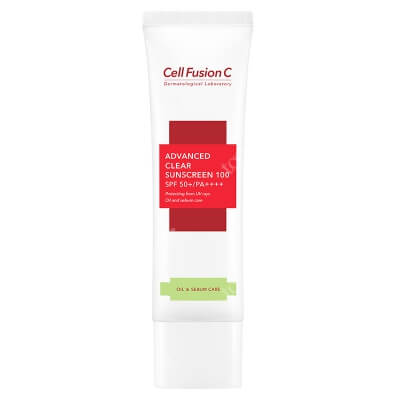 Cell Fusion C Advanced Clear Sunscreen 100 SPF 50 PA++++ Krem przeciwsłoneczny dla skóry tłustej i problematycznej 50 ml