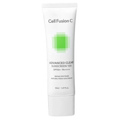 Cell Fusion C Advanced Clear Sunscreen 100 SPF 50+ PA++++ Krem przeciwsłoneczny dla skóry tłustej i problematycznej 50 ml