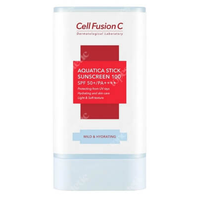 Cell Fusion C Aquatica Stick Sunscreen SPF 50+ / PA++++ Sztyft przeciwsłoneczny dla skór wrażliwych, naczyniowych i suchych 19 g