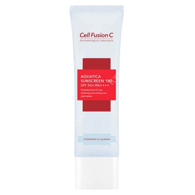 Cell Fusion C Aquatica Sunscreen 100 SPF 50+ / PA ++++ Wyciszający i nawilżający krem z fotoprotekcją 50 ml